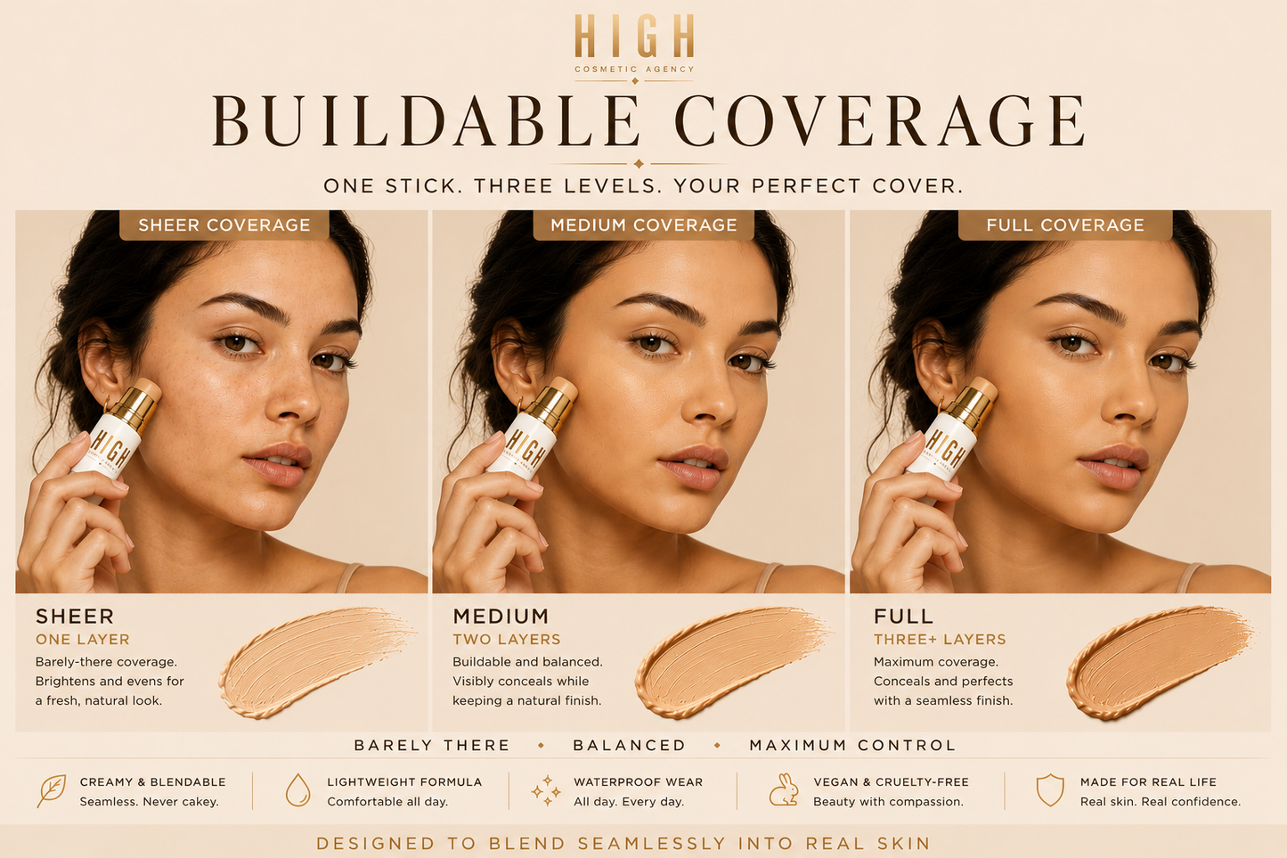 Concealer Stick - 5 Shades