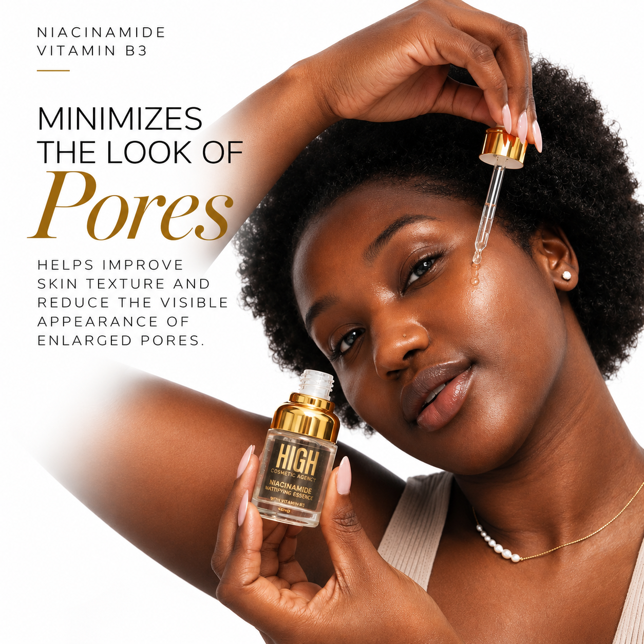 Nicotinamide B3 -Niacinamide Serum – Pore Minimizing, Brightening & Oil Control