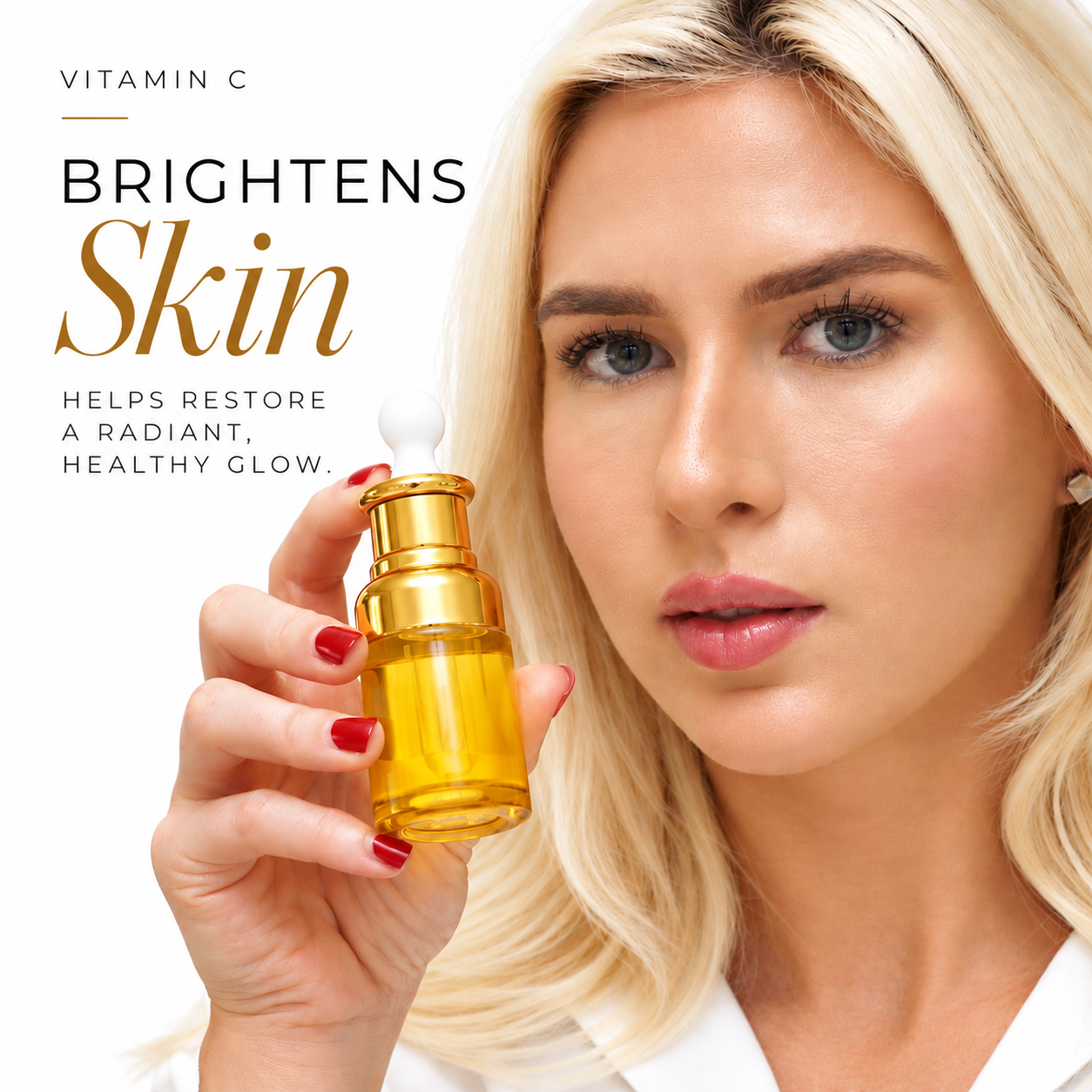 Vitamin C Serum for Face – Brightening Glow Booster with Botanical Extracts