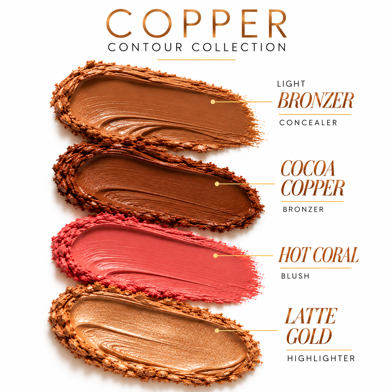 Contour Luxury Collection – Crystalline, Golden & Copper