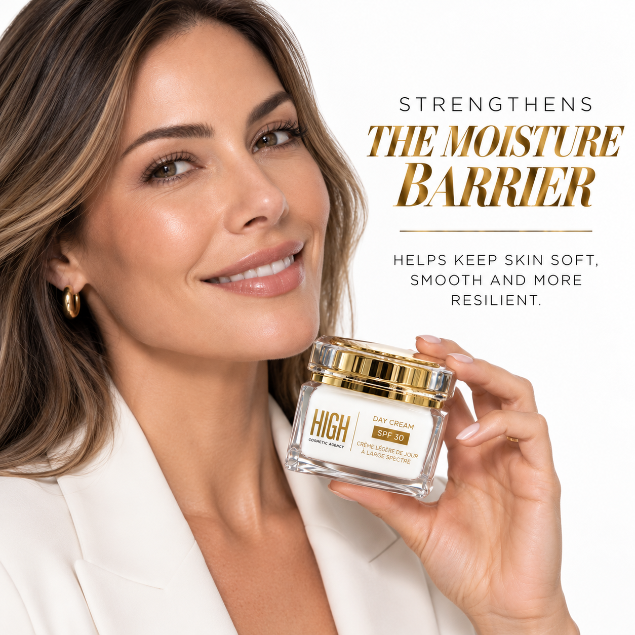 Day Cream Lightweight Hydrating Moisturizer with Antioxidants for Bright, Protected Skin – Broad-Spectrum UVA/UVB Defense, Perfect for Daily Use