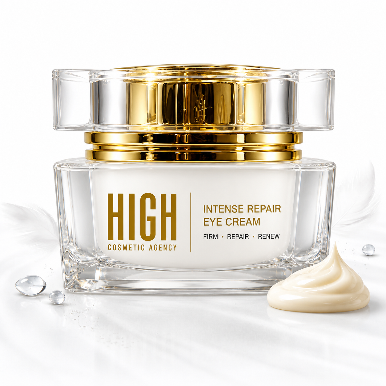 Intense Repair Eye Cream – Retinol, Peptides & Vitamin C – Targets Dark Circles, Puffiness & Fine Lines – Anti-Aging Hydrating Formula – Paraben-Free & Cruelty-Free