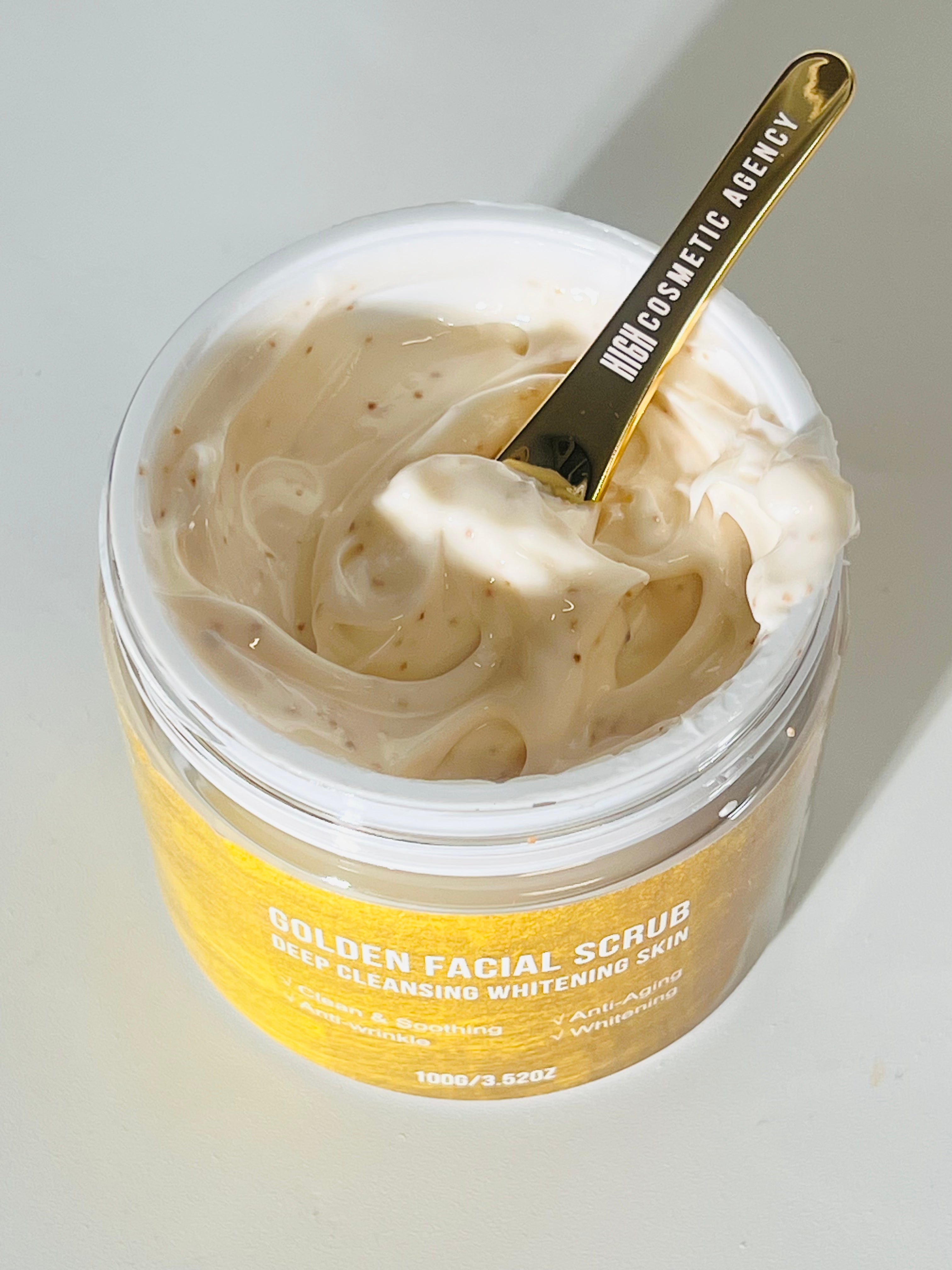 Golden Facial Scrub — Deep Cleanse. Renewed Radiance.