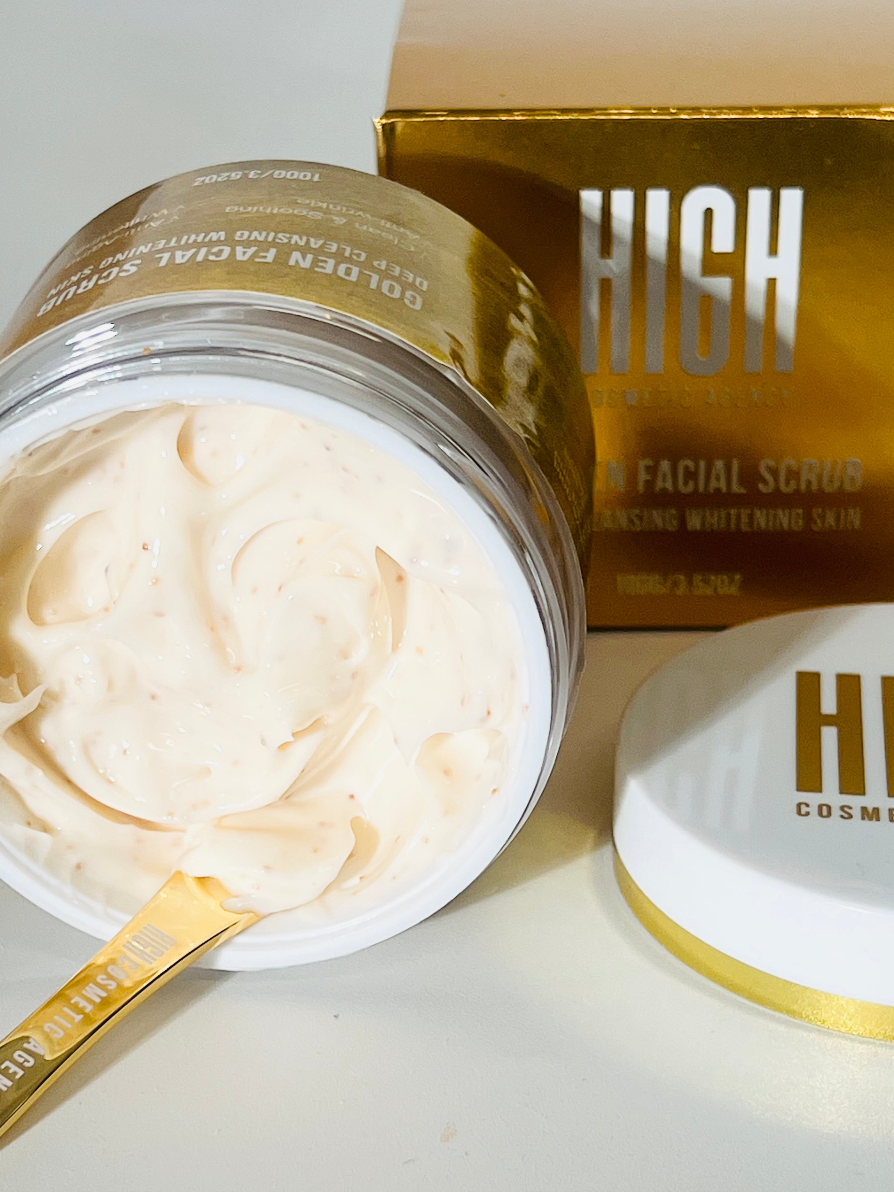 Golden Facial Scrub — Deep Cleanse. Renewed Radiance.