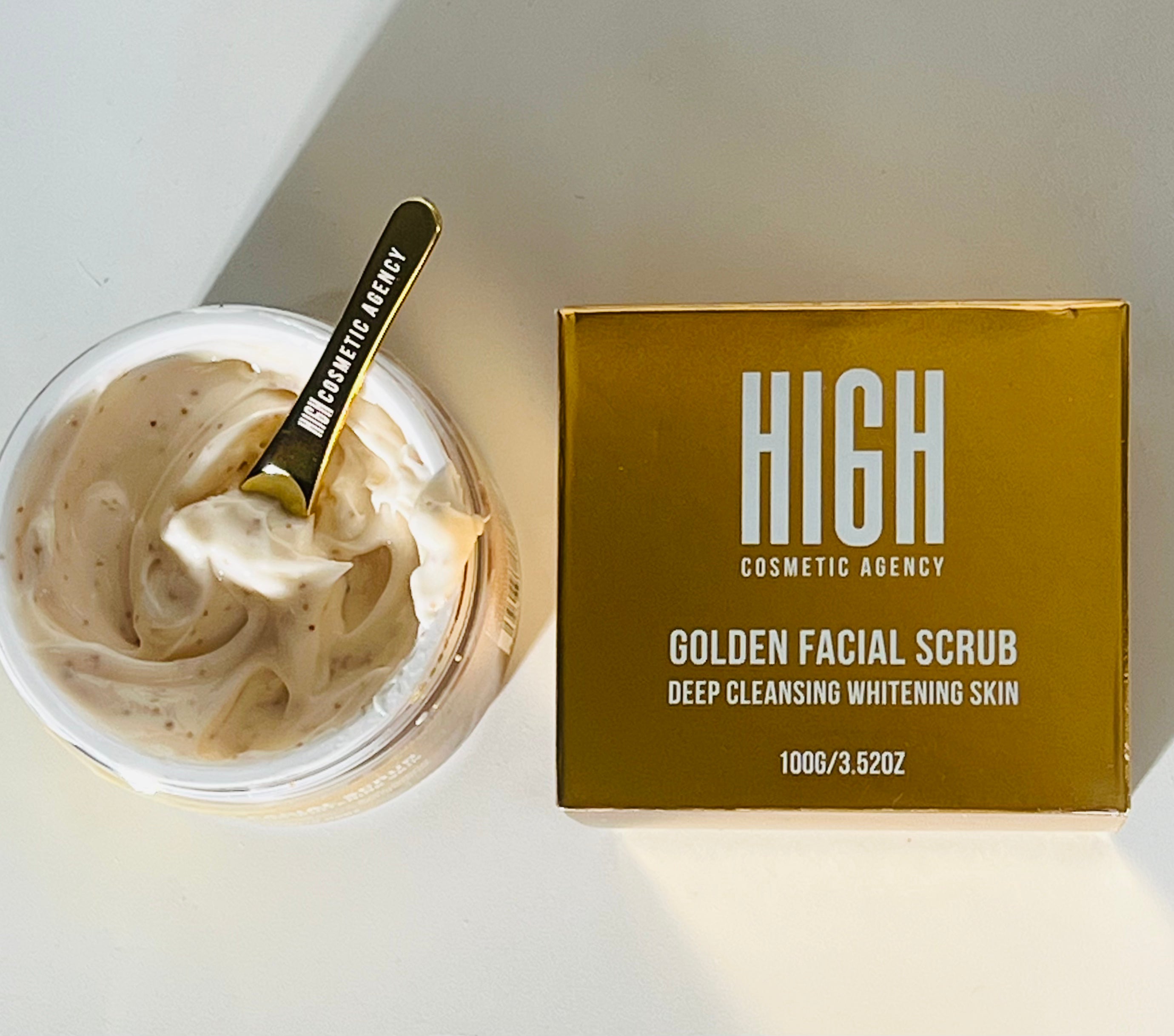 Golden Facial Scrub — Deep Cleanse. Renewed Radiance.