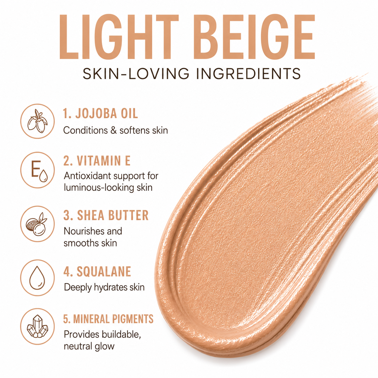 Concealer – Light Beige | Brightening Soft-Focus Finish