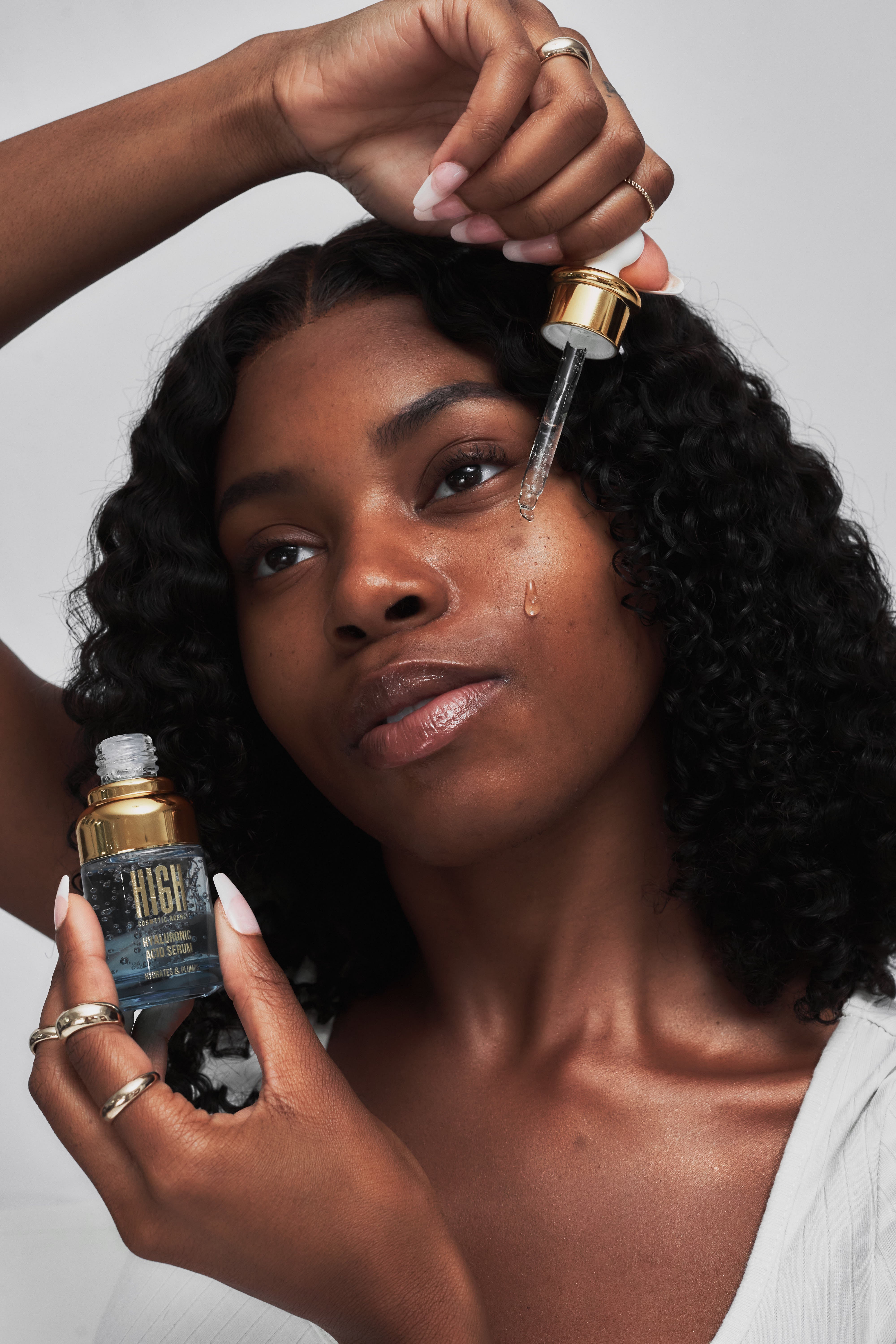 Hyaluronic Acid Serum for Face – Intense Hydration & Anti-Aging Care | Lightweight Hydrolonic Acid Face Serum – Natural Skin Care for Smooth & Radiant Skin,High Cosmetic Agency