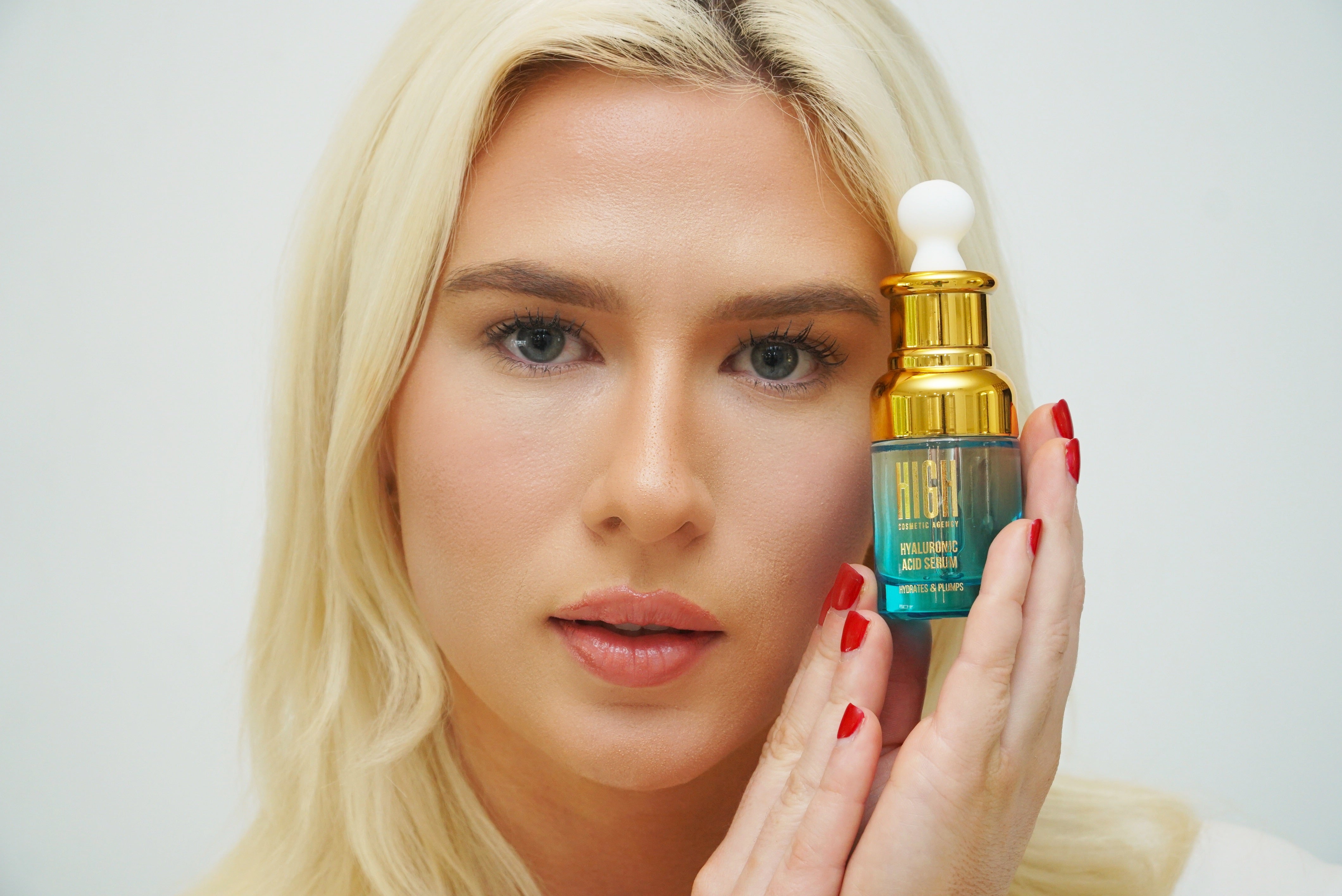 Hyaluronic Acid Serum for Face – Intense Hydration & Anti-Aging Care | Lightweight Hydrolonic Acid Face Serum – Natural Skin Care for Smooth & Radiant Skin,High Cosmetic Agency