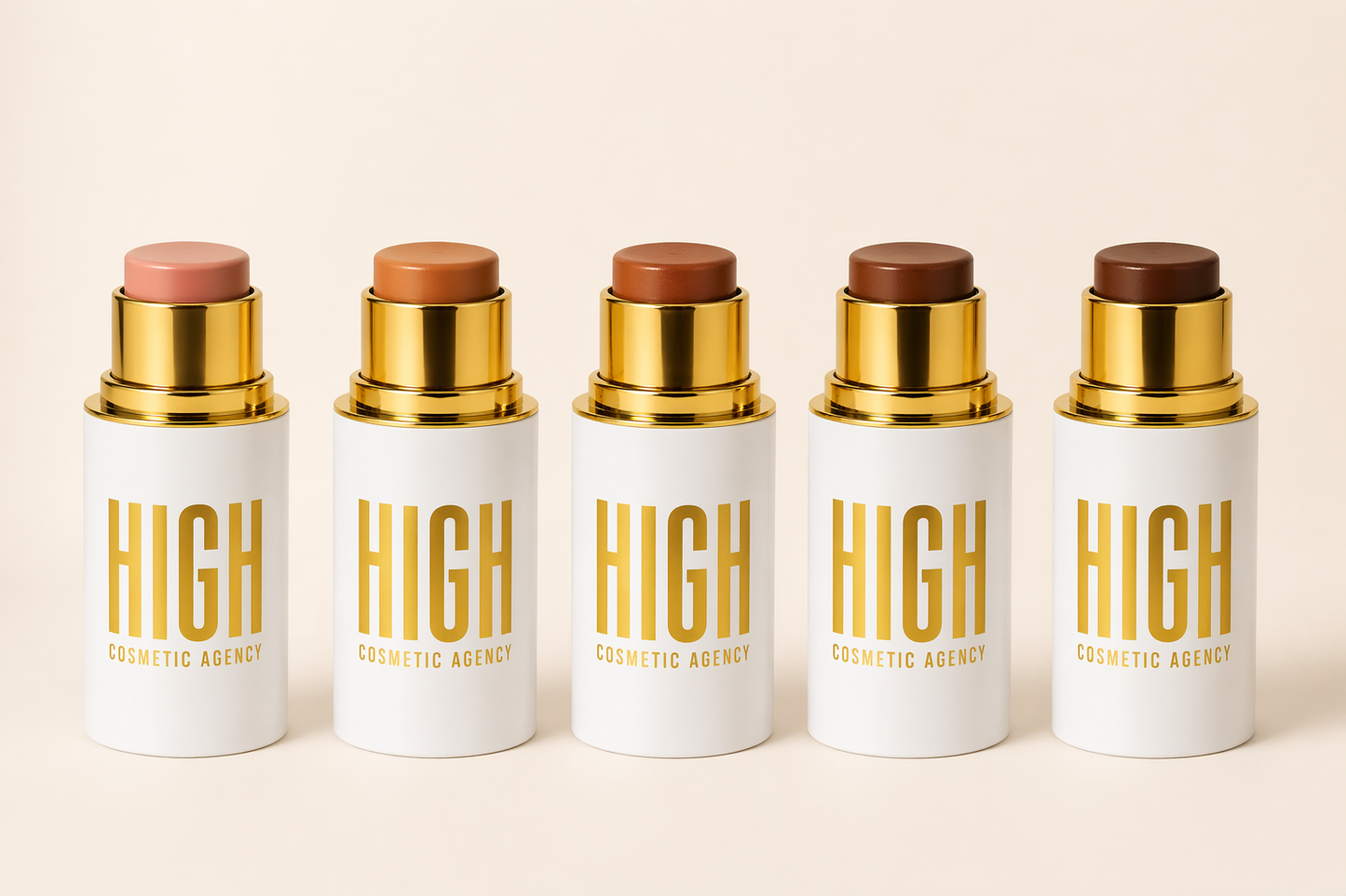 Bronzer Stick by High Cosmetic Agency – Blendable Cream Contour for Natural Warmth & Sculpted Radiance | 5 Shades for Every Skin Tone