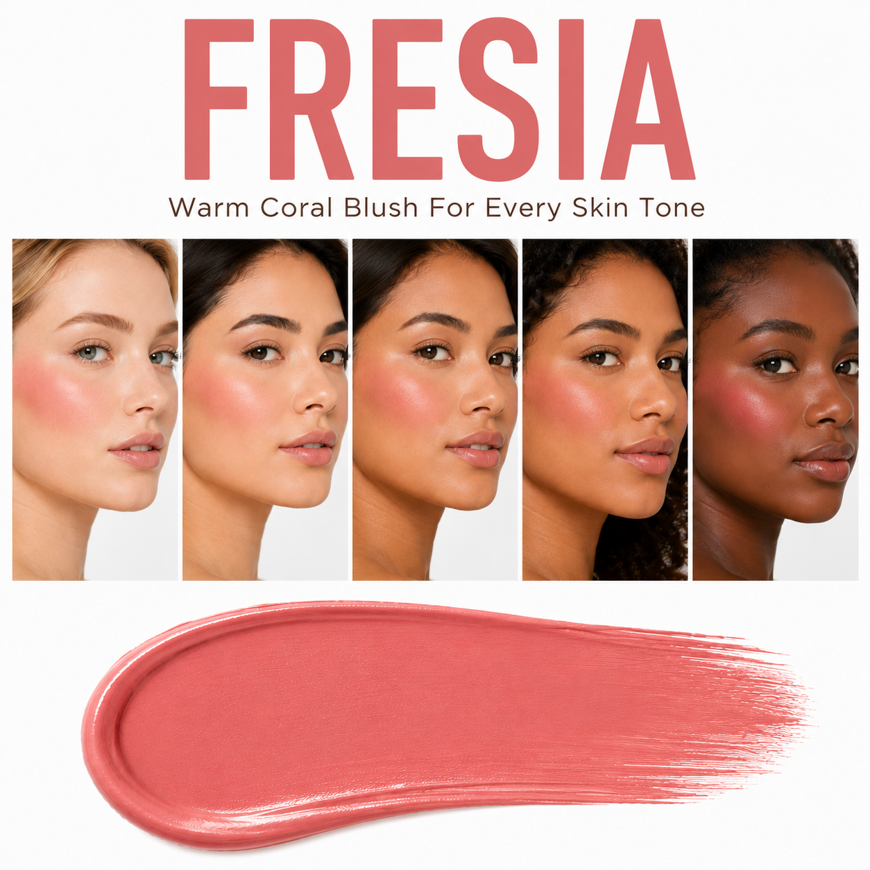 Blush Stick – Freesia | Soft Peachy Pink Satin Finish