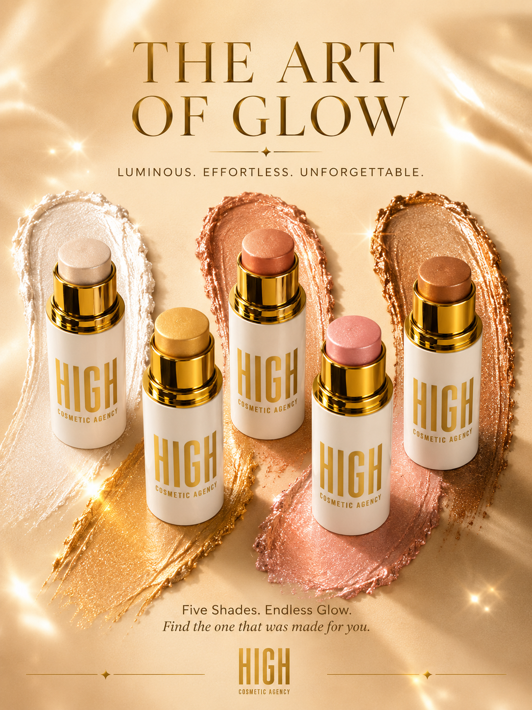 Highlighter Stick - 5 Shades
