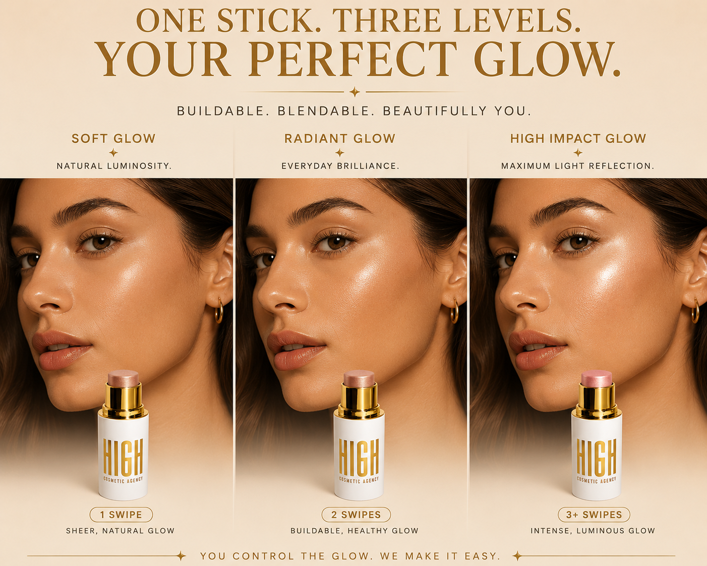 Highlighter Stick - 5 Shades