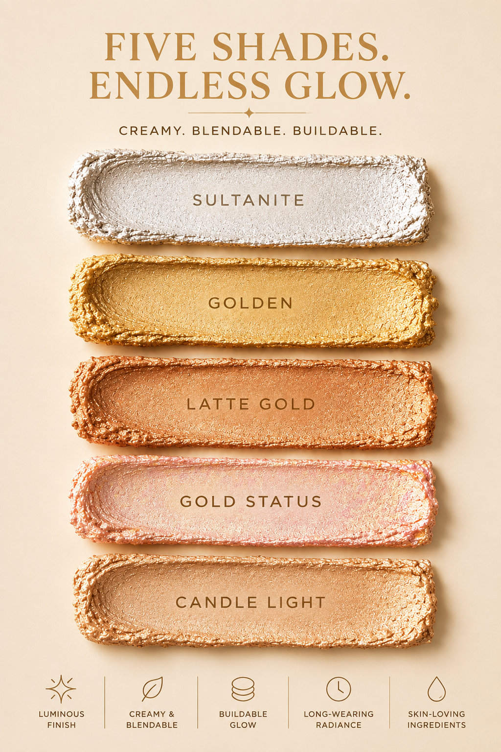 Highlighter Stick - 5 Shades