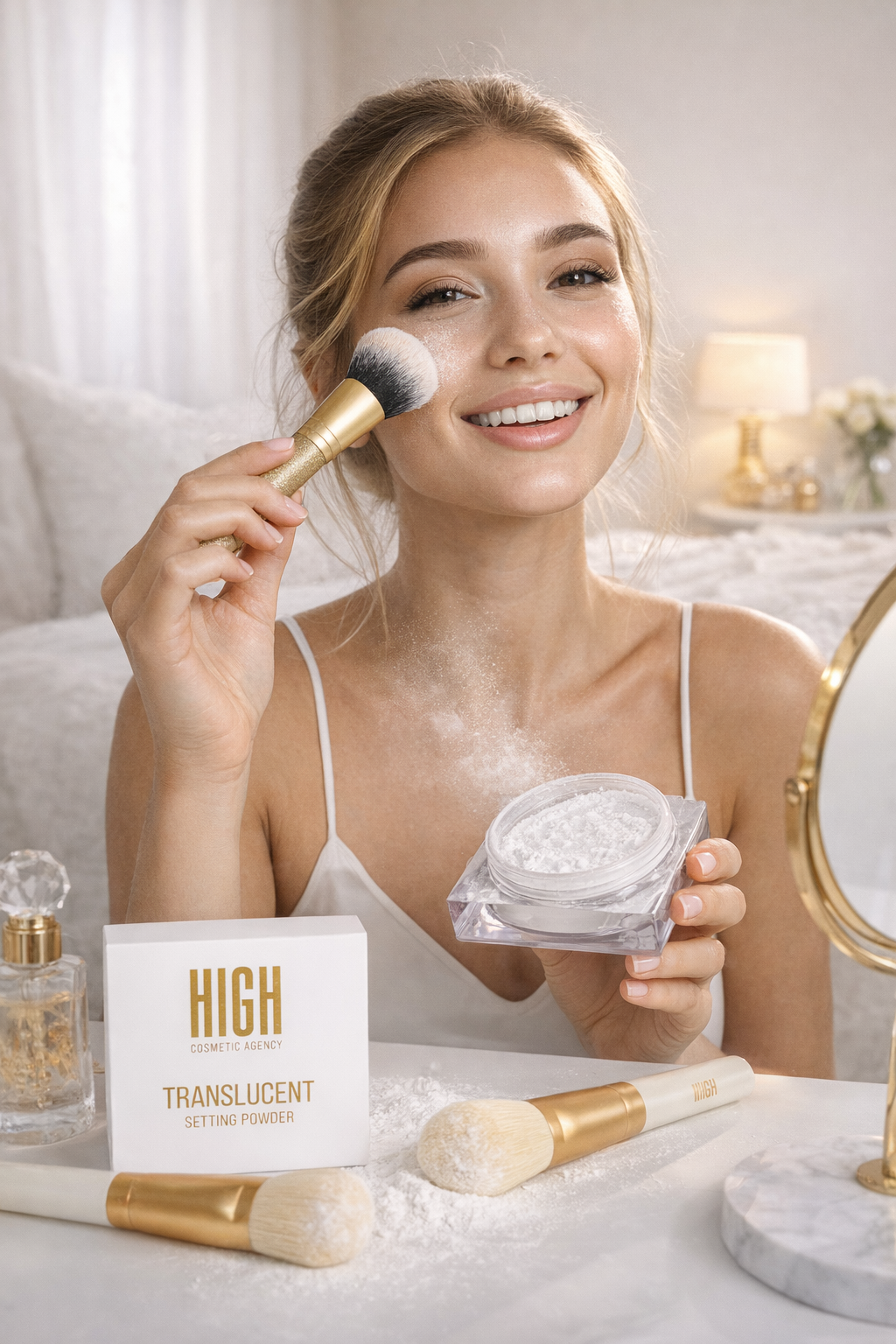 Translucent Setting Powder — Invisible Finish. All-Day Hold.