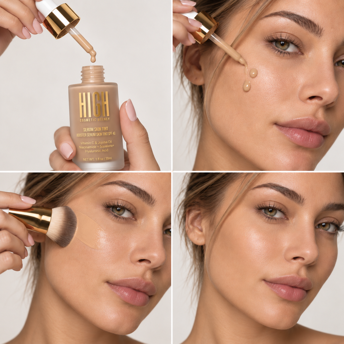 Booster Serum Skin Tint SPF 40 — Medium Sage