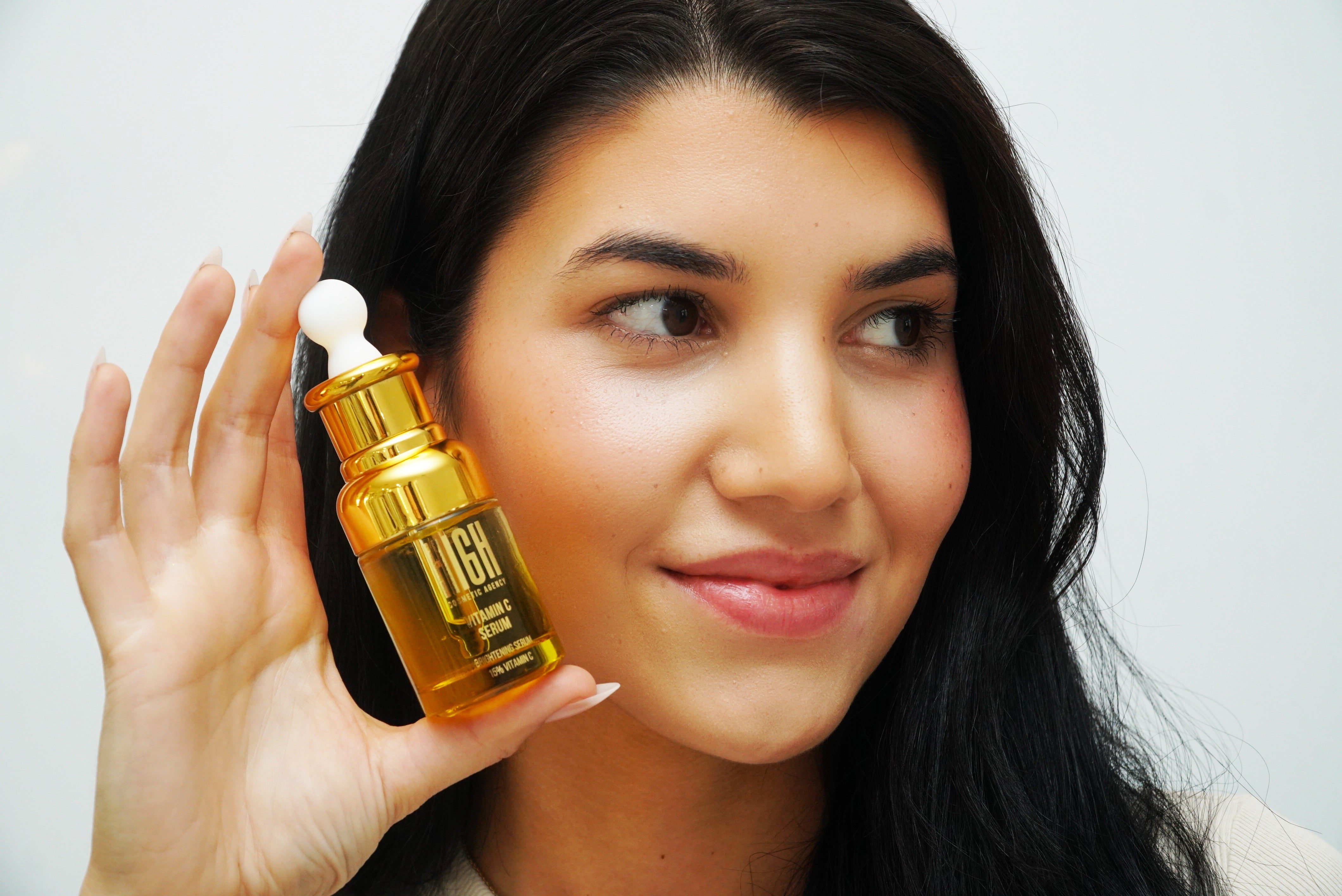 Vitamin C Serum for Face – Brightening Glow Booster with Botanical Extracts, Hydrating & Lightweight Formula, Cruelty-Free,Organic, Animal-Free Skincare, High Cosmetic Agency