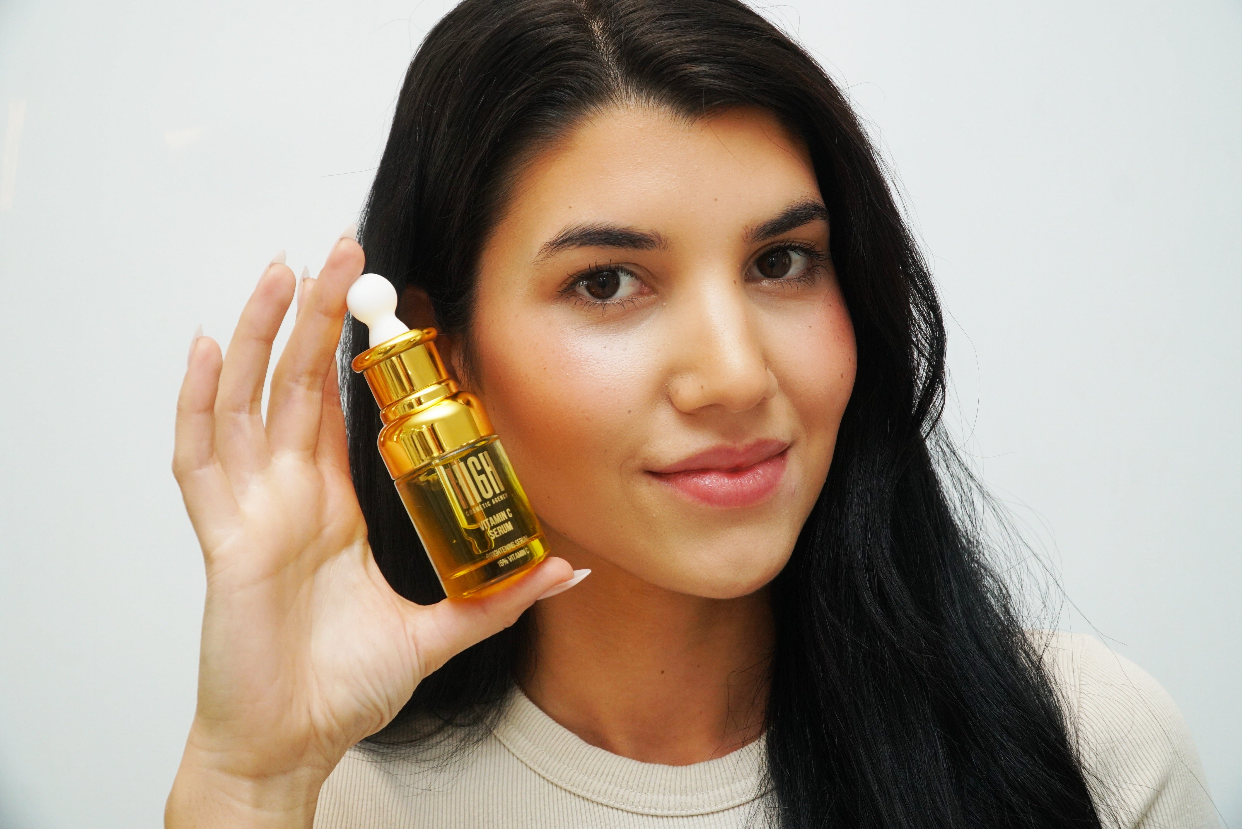 Vitamin C Serum for Face – Brightening Glow Booster with Botanical Extracts, Hydrating & Lightweight Formula, Cruelty-Free,Organic, Animal-Free Skincare, High Cosmetic Agency